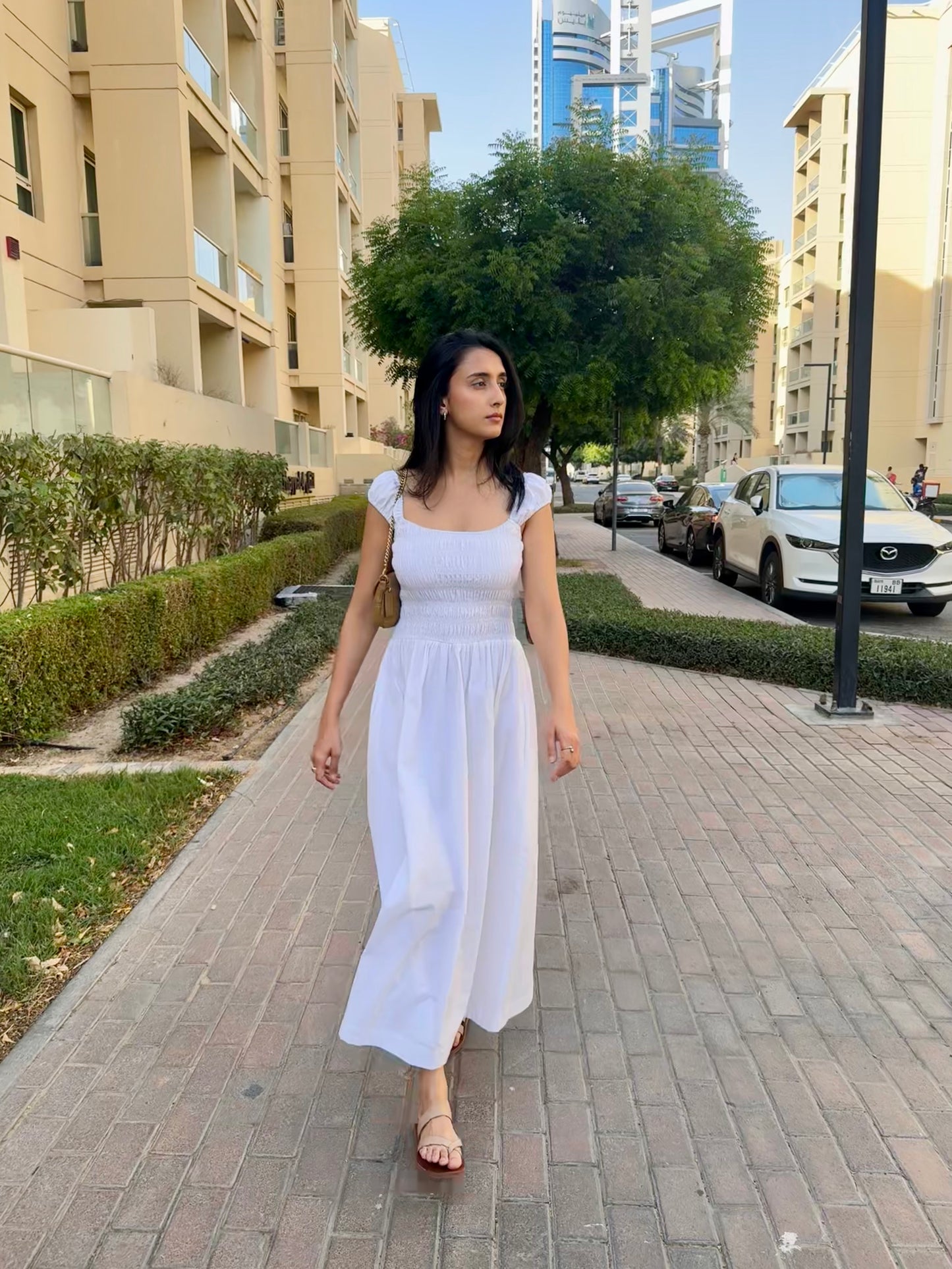 Ana Dress- White