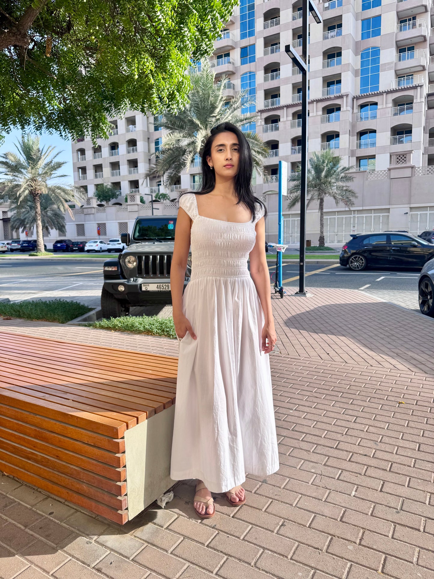 Ana Dress- White