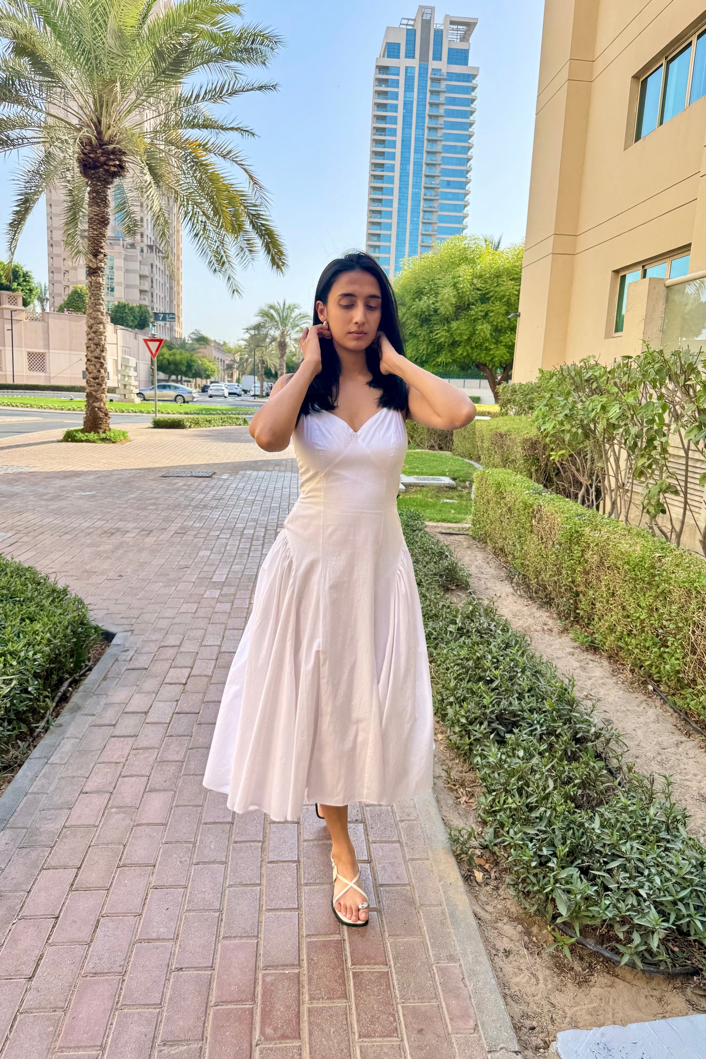 Isabella Dress- White