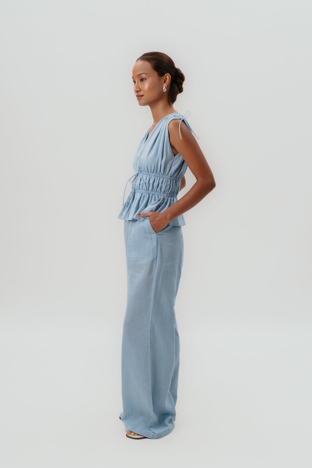 Noa Top- Sky Blue