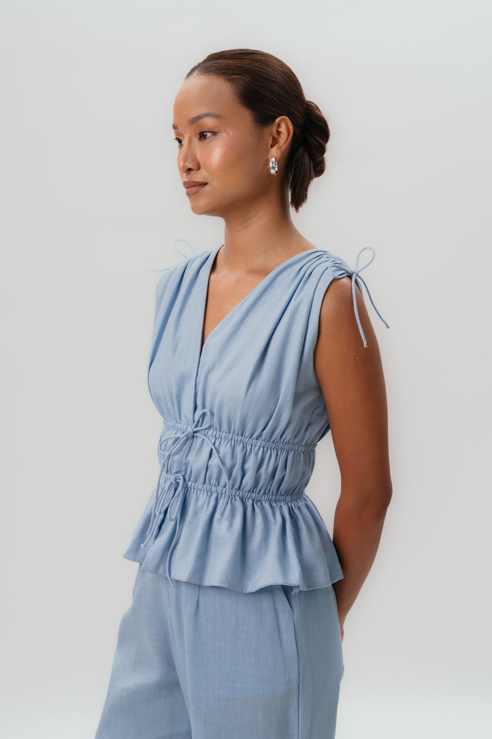 Noa Top- Sky Blue
