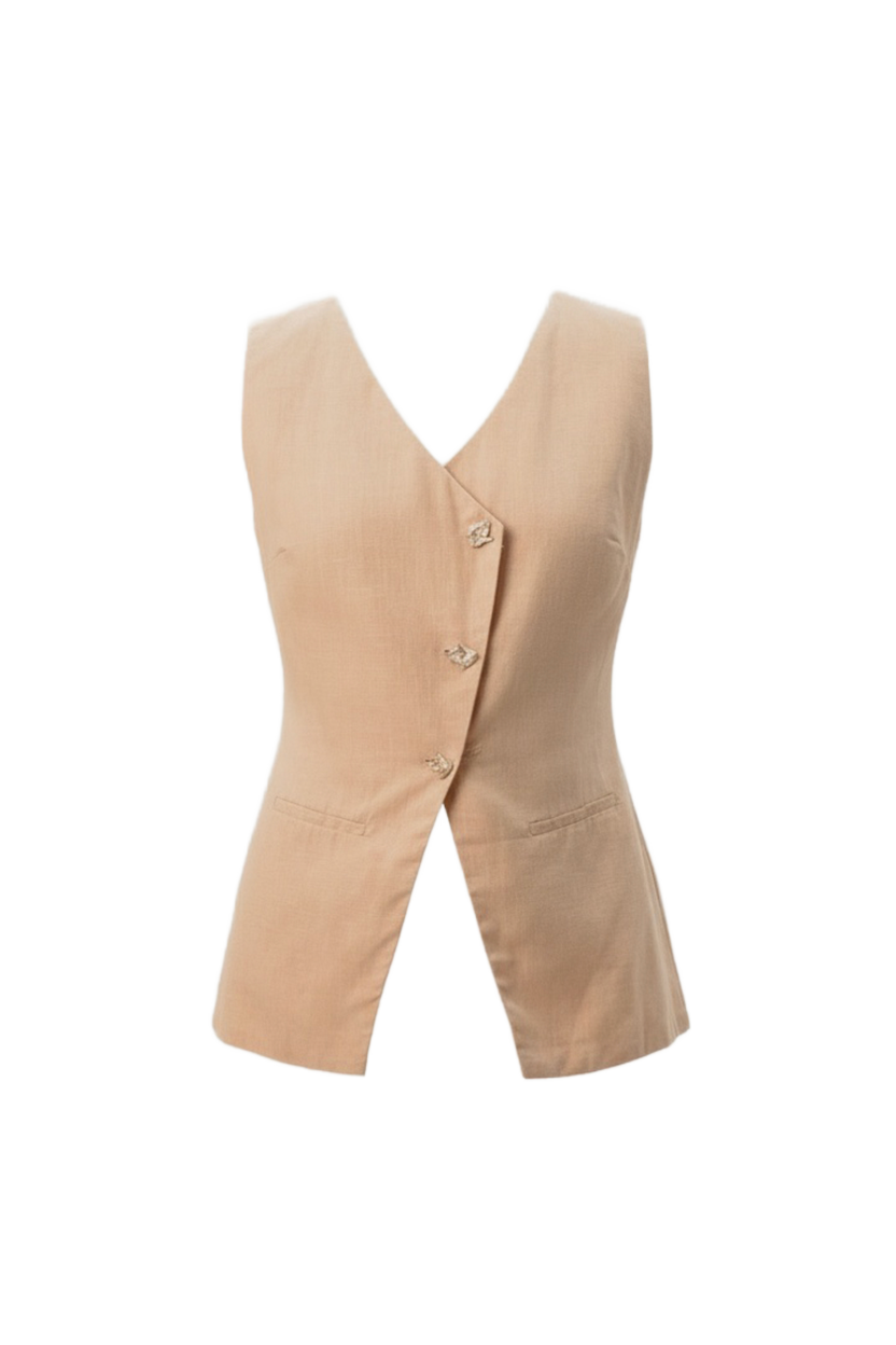 Esme Vest- Beige