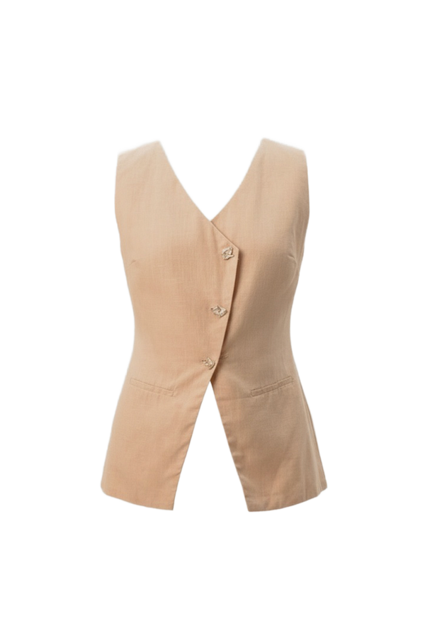 Esme Vest- Beige