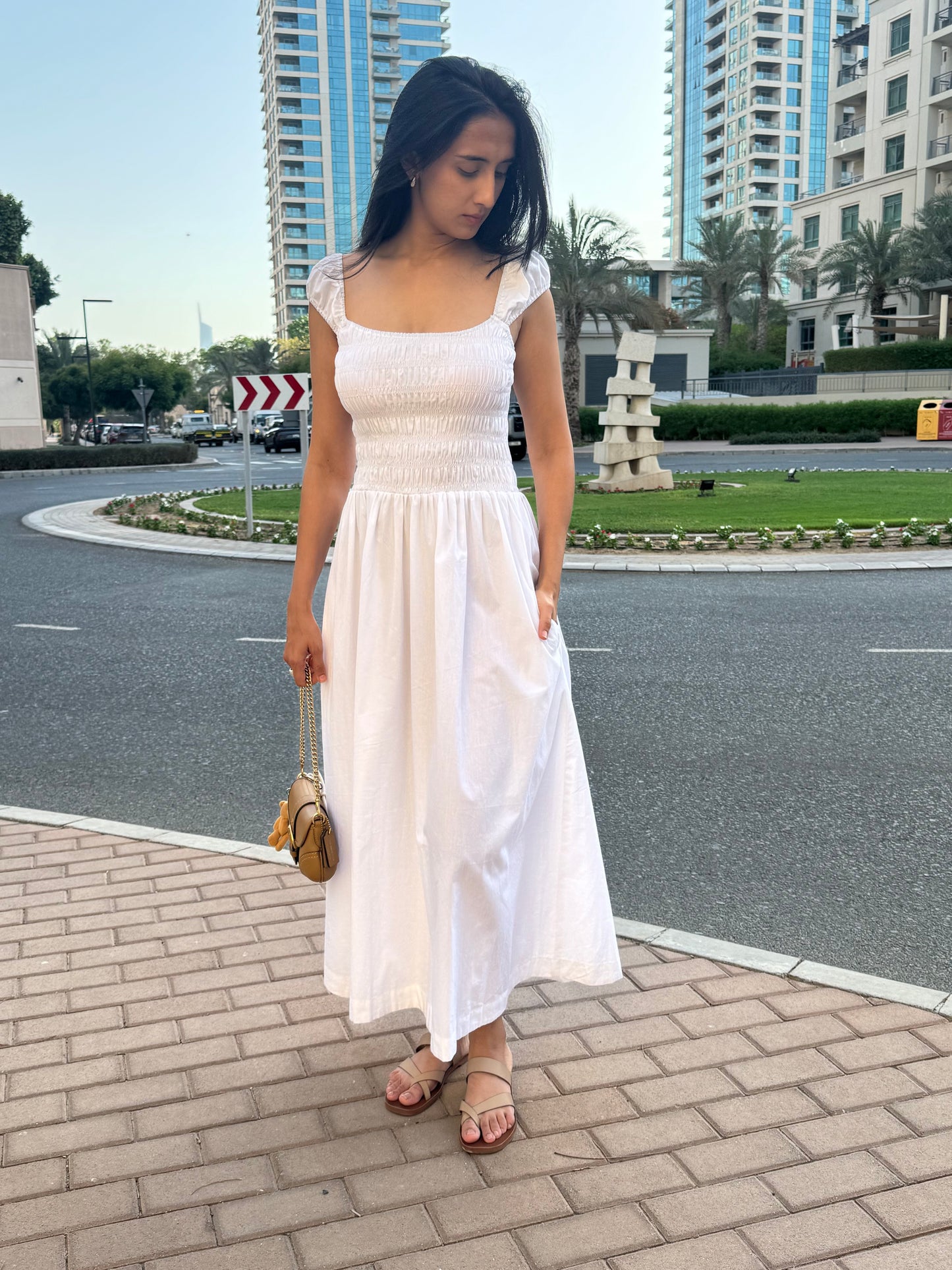 Ana Dress- White