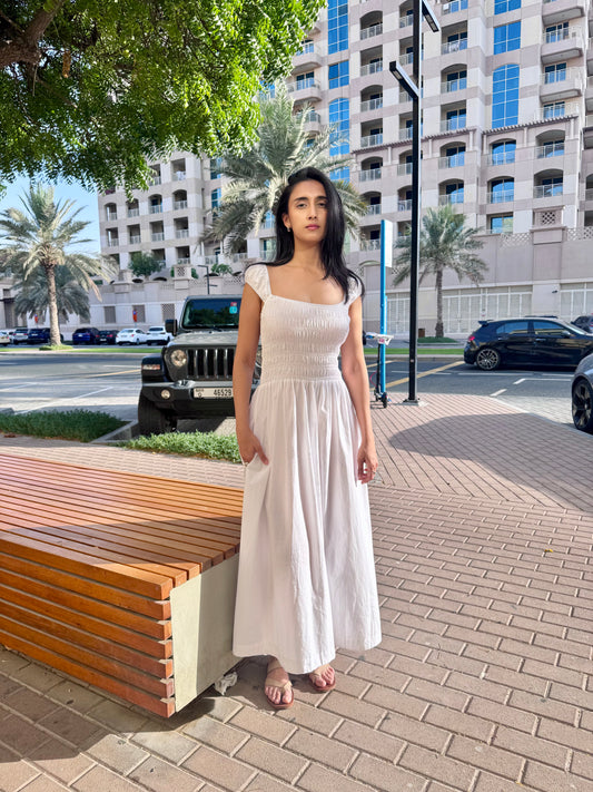 Ana Dress- White