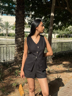 Esme Vest- Black