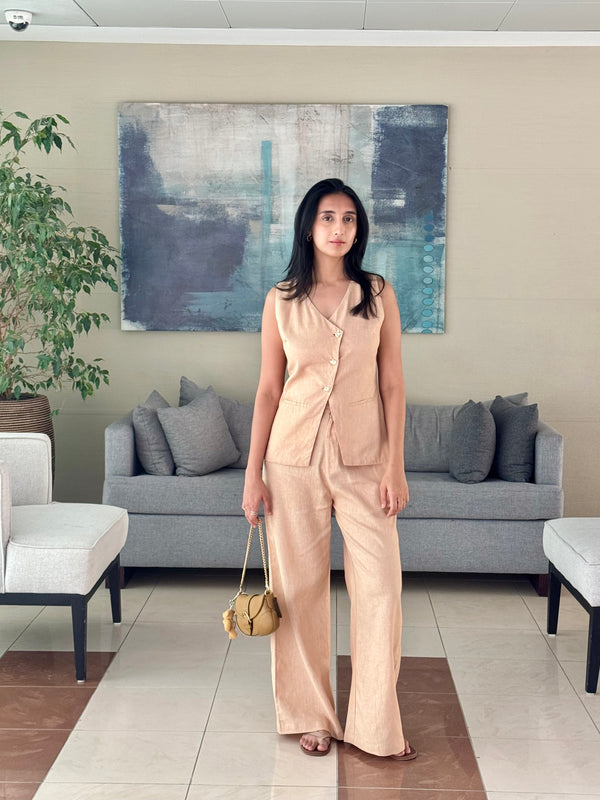 Esme Vest- Beige