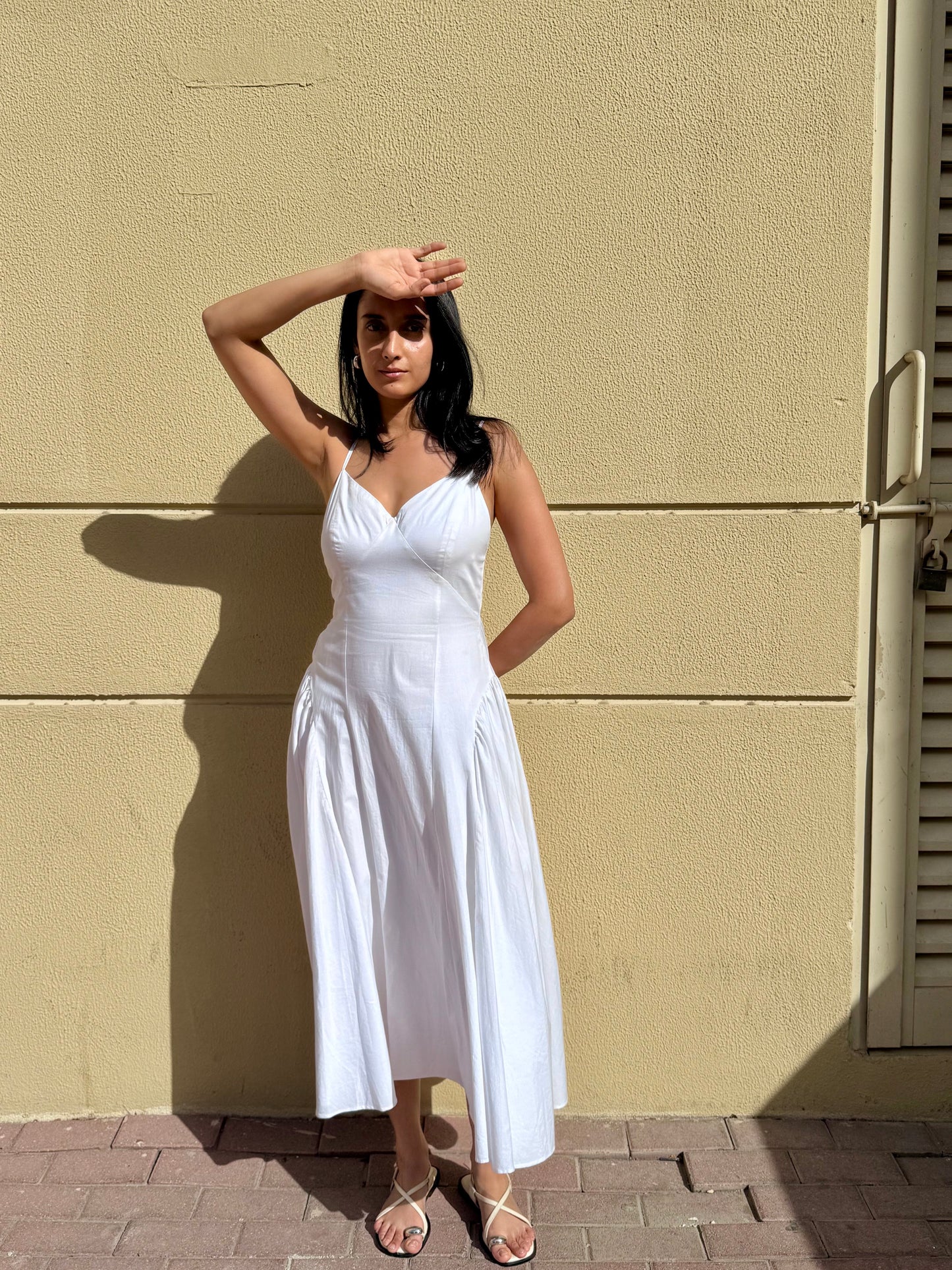 Isabella Dress- White