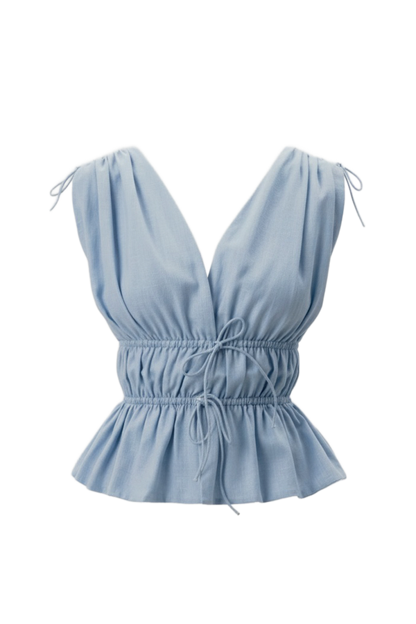 Noa Top- Sky Blue