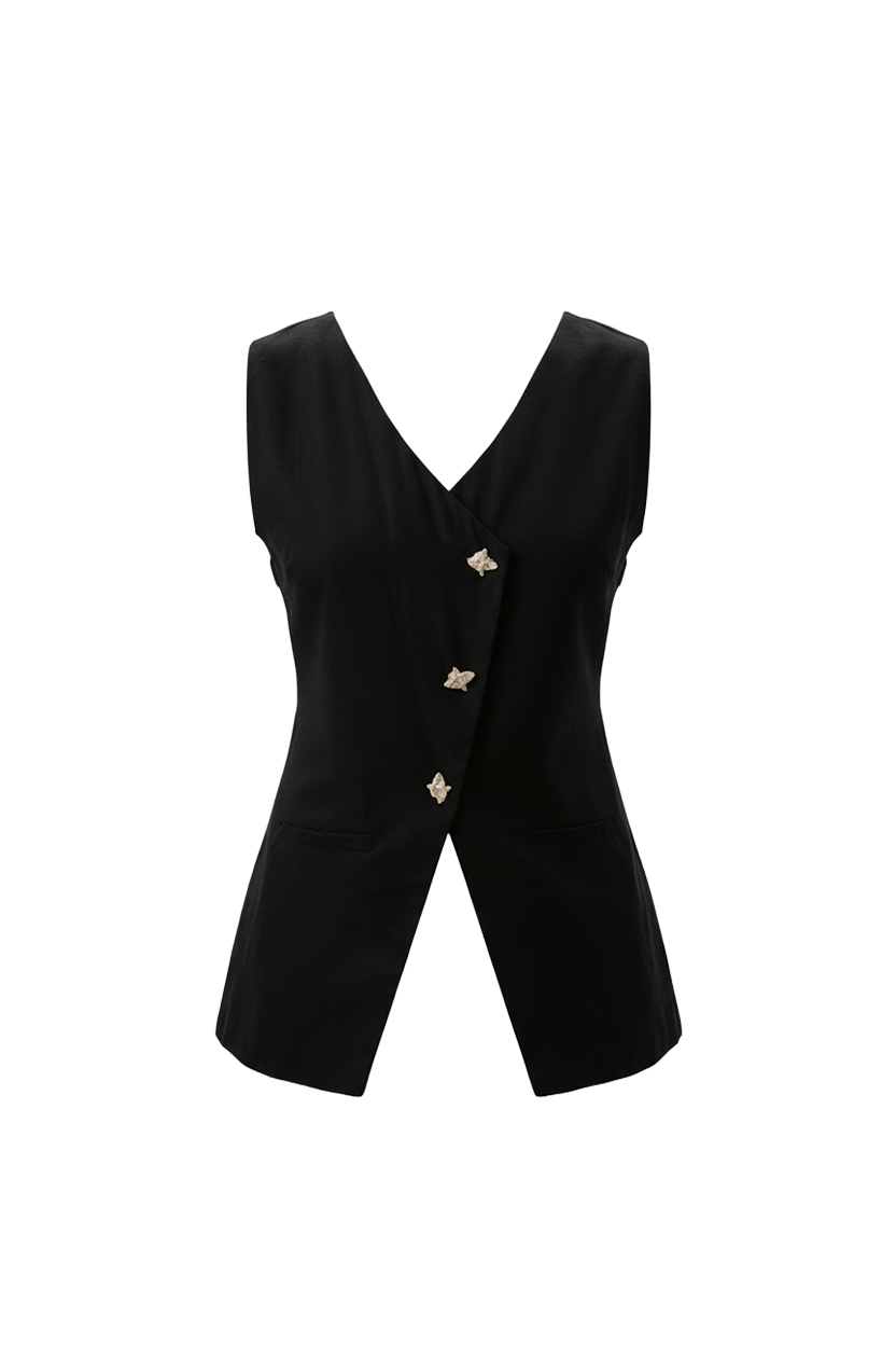 Esme Vest- Black