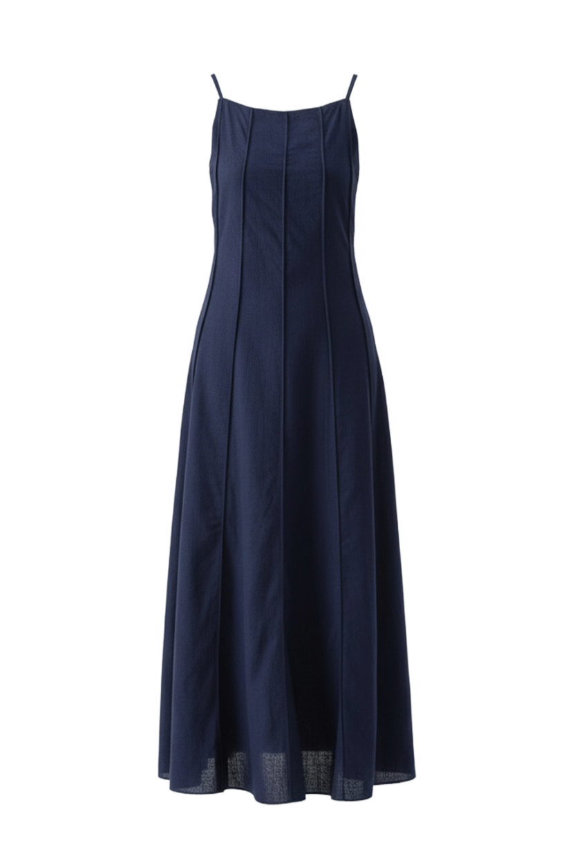 Rose Dress- Navy