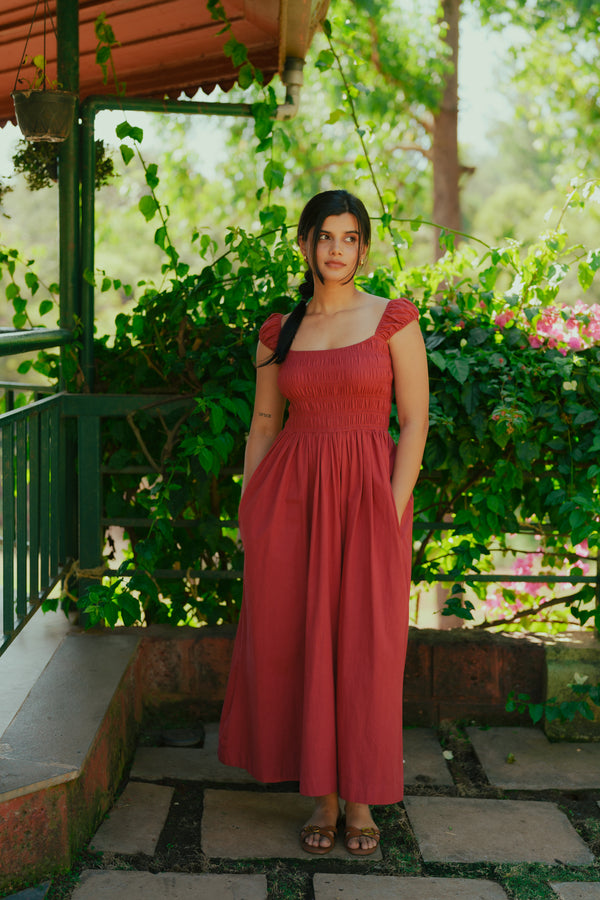 Ana Dress -Red
