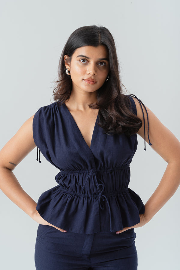 Noa Top- Navy