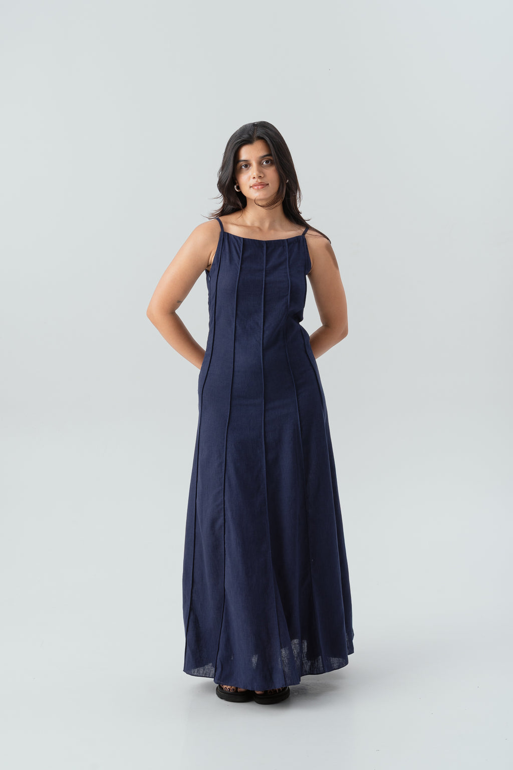 Rose Dress- Navy