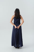 Rose Dress- Navy