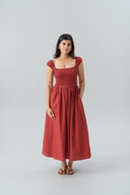 Ana Dress -Red