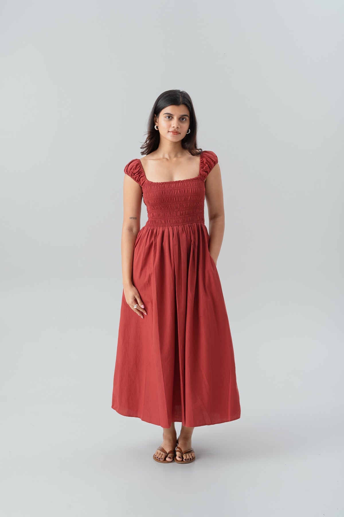 Ana Dress -Red