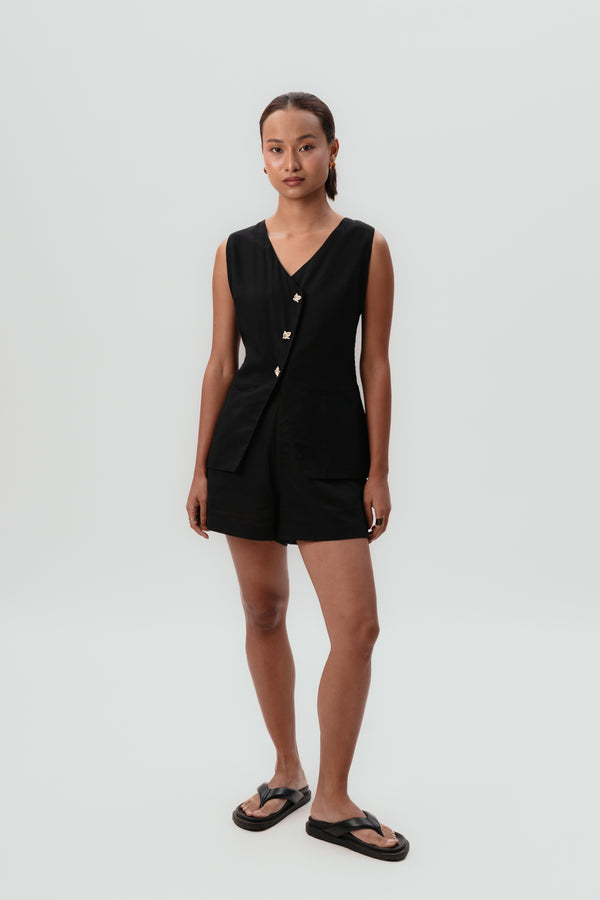 Esme Vest- Black
