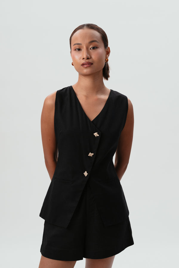Esme Vest- Black