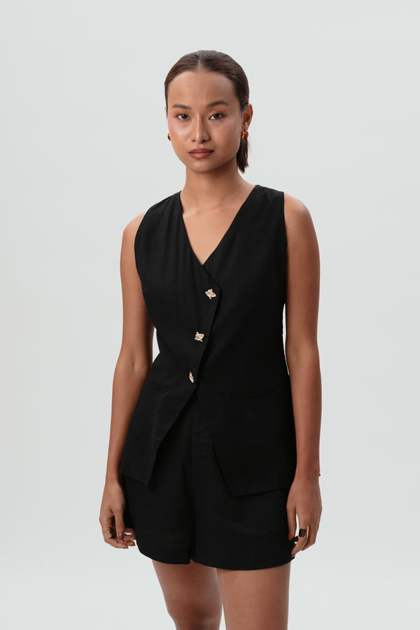Esme Vest- Black