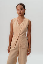 Esme Vest- Beige
