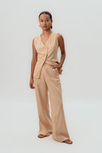 Esme Vest- Beige