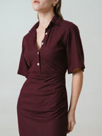 Chloe Dress- Maroon