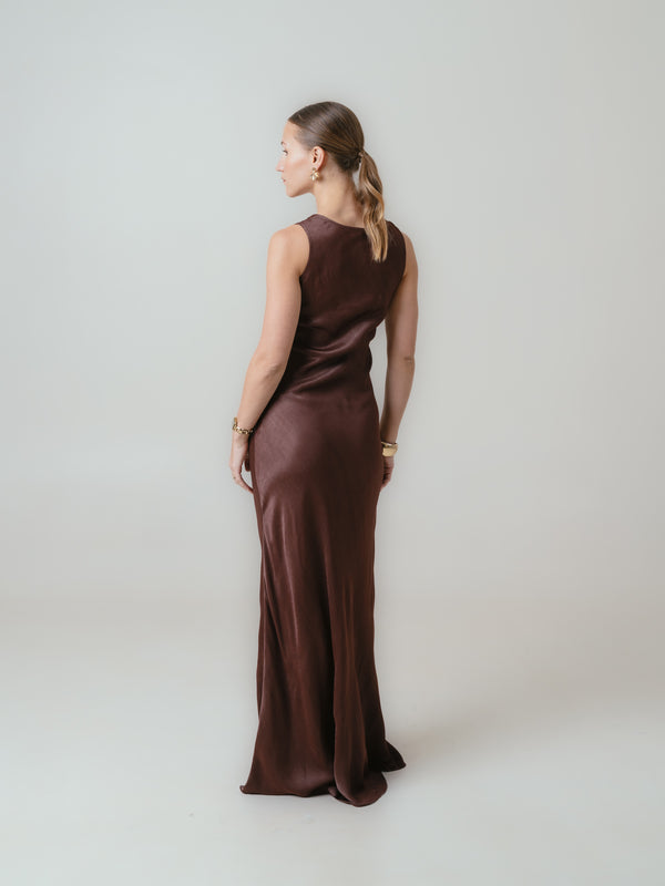 Veronica Dress- Brown