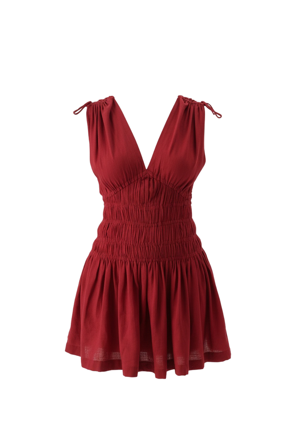 Maybel Dress-Red