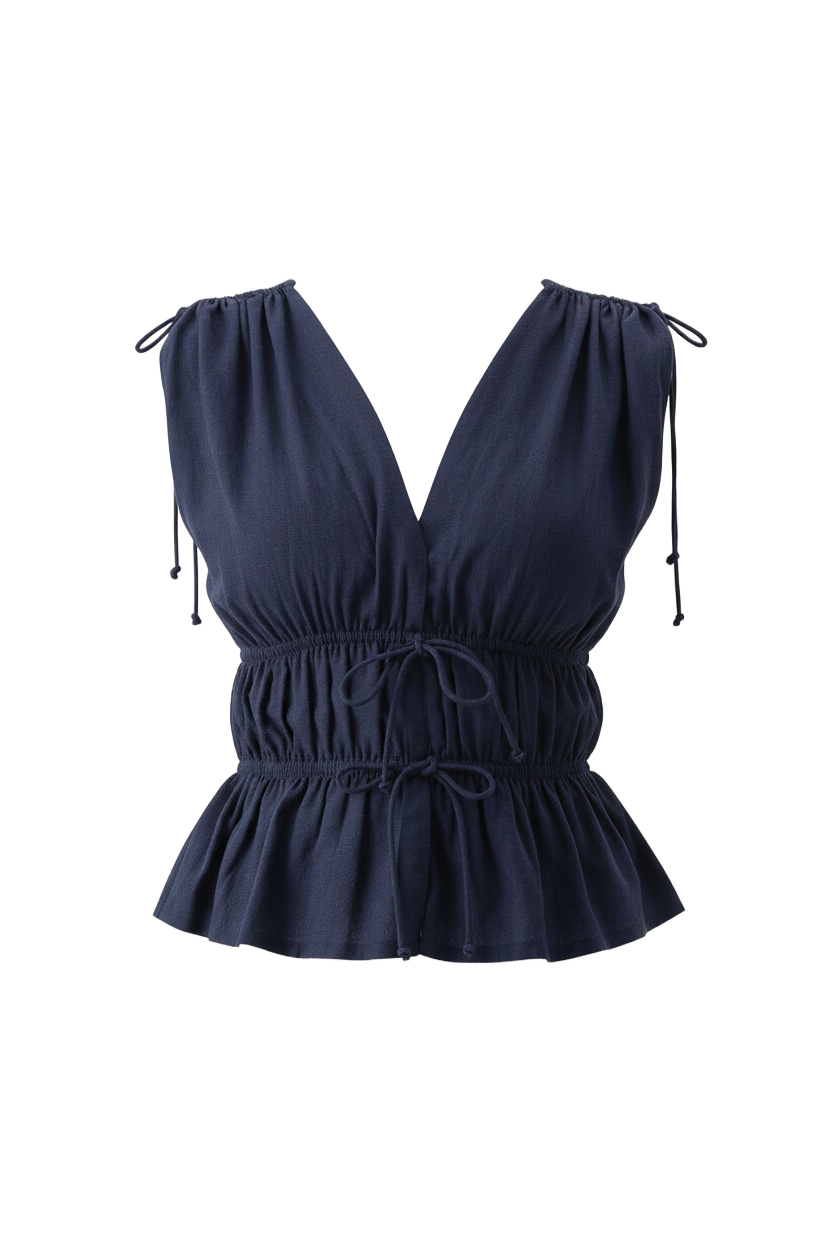 Noa Top- Navy