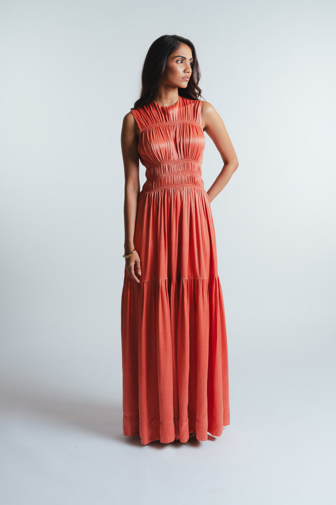 Stella Dress- Coral