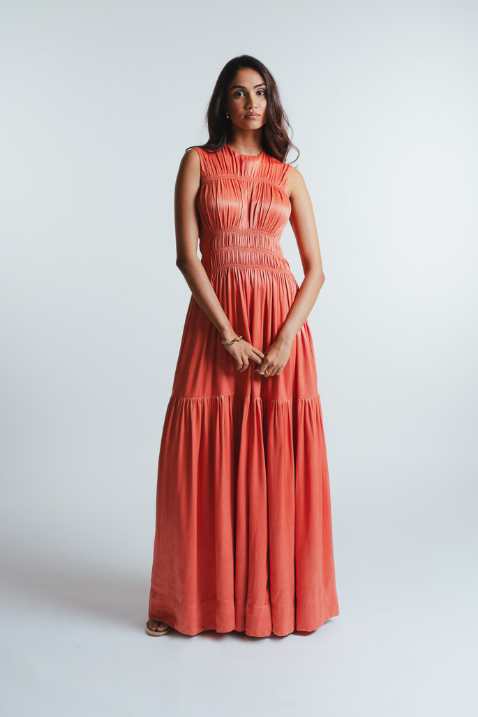 Stella Dress- Coral