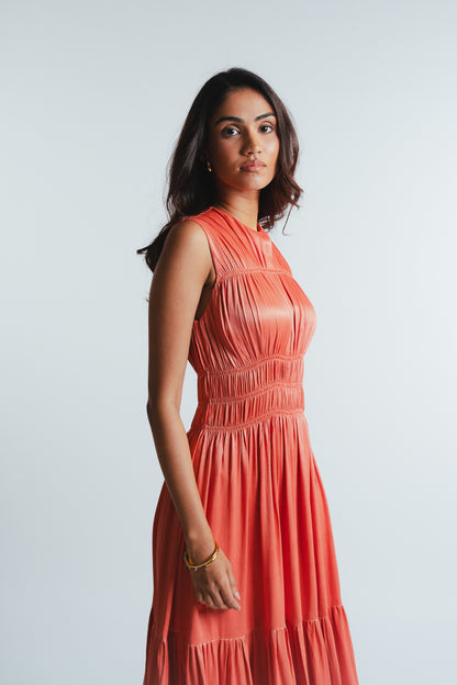 Stella Dress- Coral