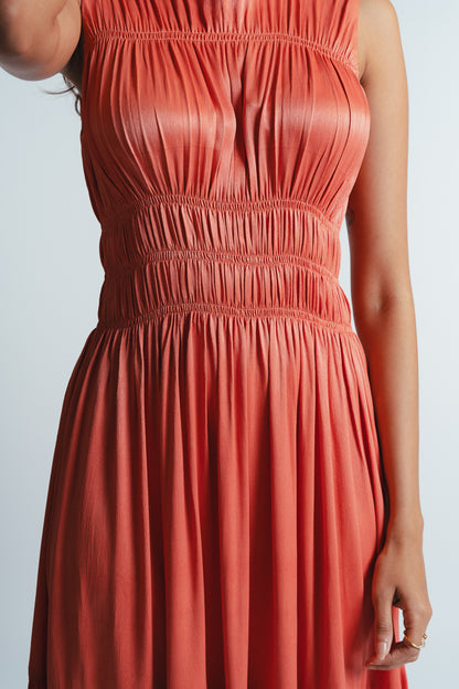 Stella Dress- Coral