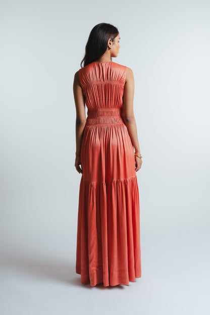 Stella Dress- Coral